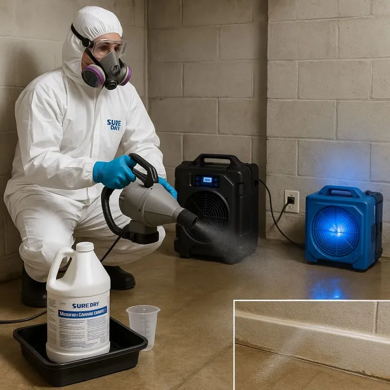 Sanitization and Odor Removal process in Riddle, OR